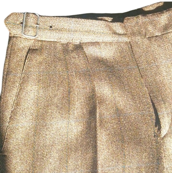 Zanella Pure Wool Pants,32, Brown & Multicolor Threading. - Picture 11 of 12